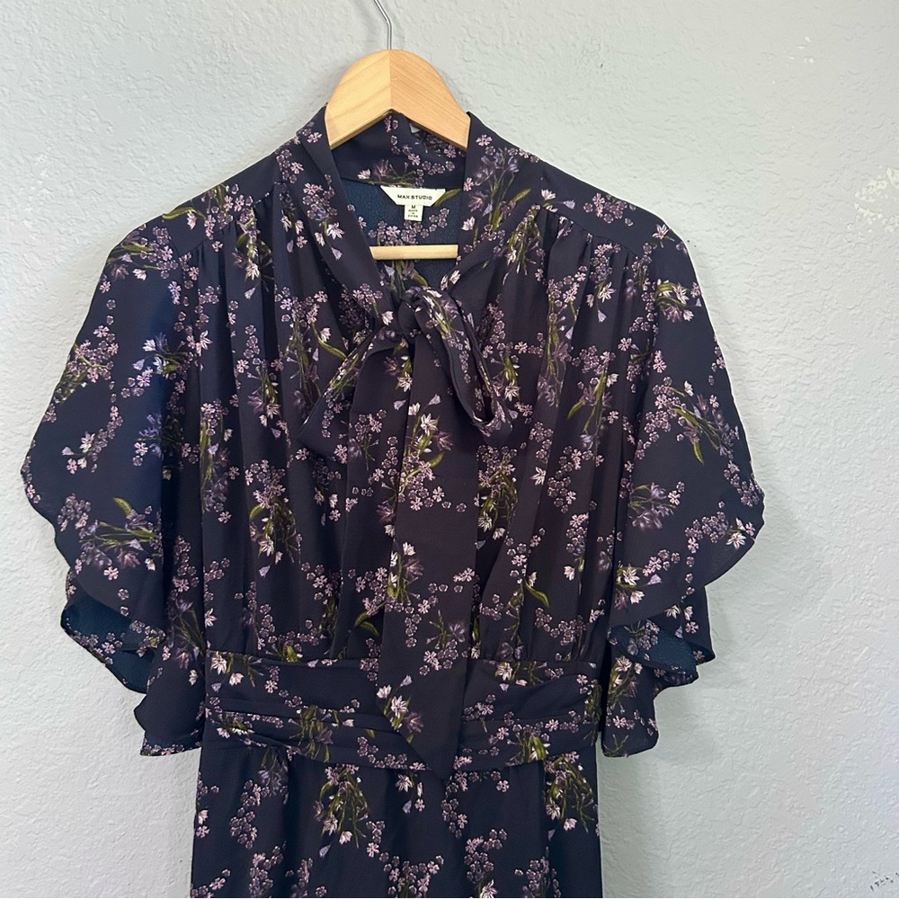 Nordstrom Max Studio Floral Midi Dress - Picture 5 of 10